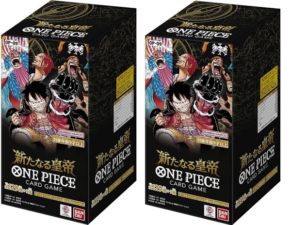 ワンピースカード 新たなる皇帝 テープカット 2BOX ONE PIECE CARD GAME
