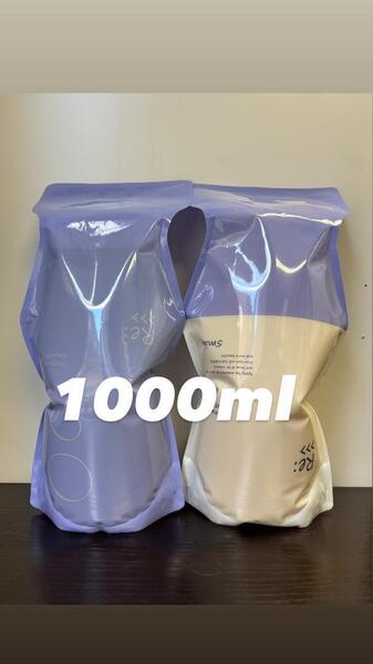 アジュバン Reプラチナム 1 L シャンプー トリートメンセット