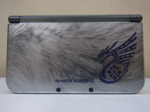 美品のジャンク Newニンテンドー3DS LL モンスターハンター4G モデル