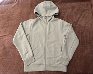 UNIQLO ユニクロ ウルトラストレッチドライスウェットフルジップ パーカー ライトグリーン 160cm