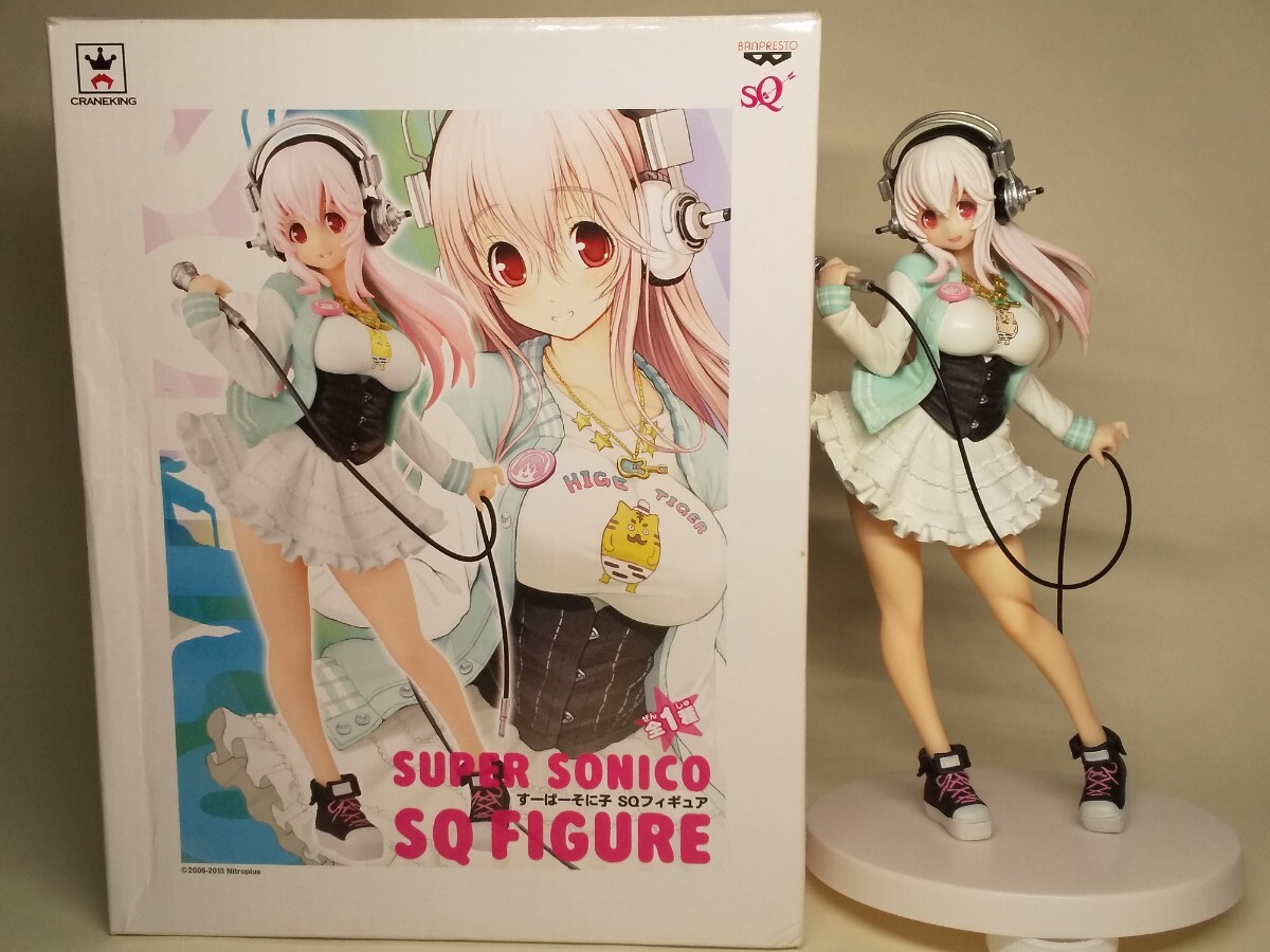 新品未開封 すーぱーそに子 SQフィギュア Amazon.co.jp: すーぱーそに子 SQフィギュア 外箱高約230mm