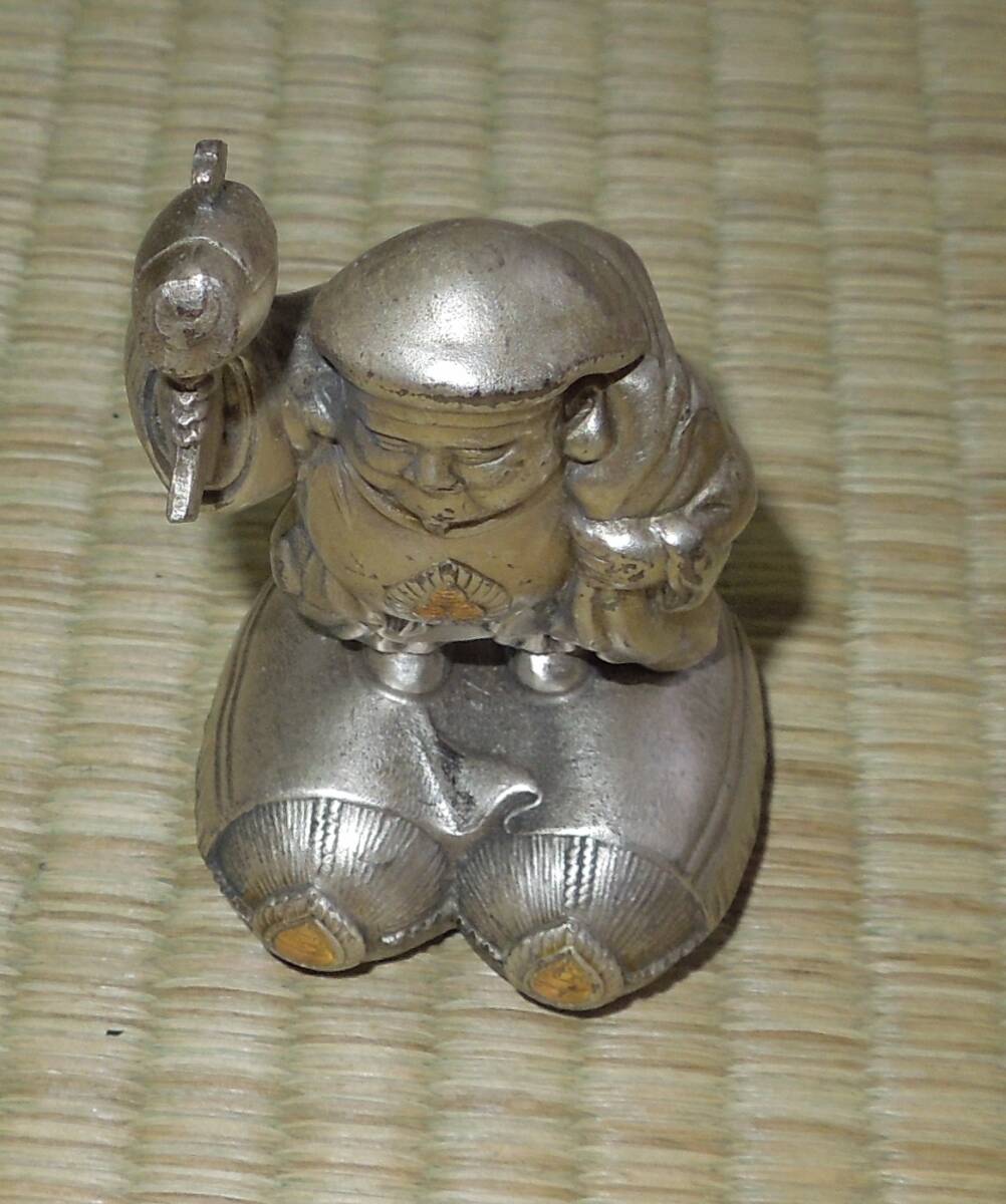 純銀】 恵比須様 大黒天様 置物 コレクション 希少（楽天市場