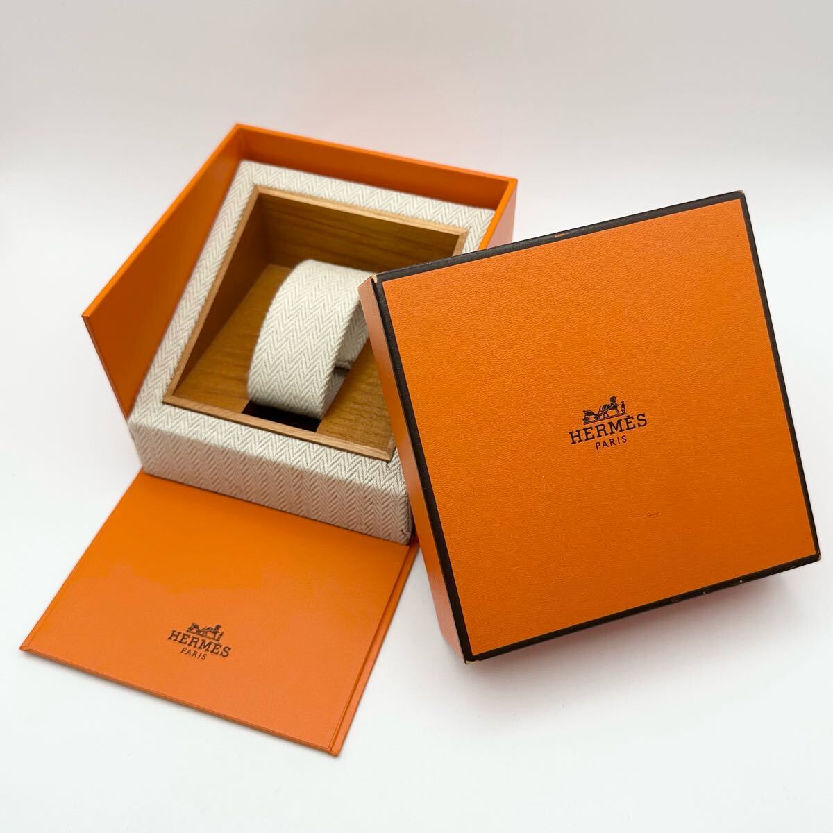 美品】HERMES エルメス 時計用 ケース 木箱 木製