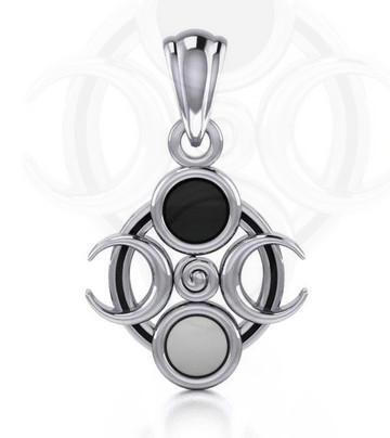 PS: Moon Spiral Pendant 女性の力、若さ、達成、知恵