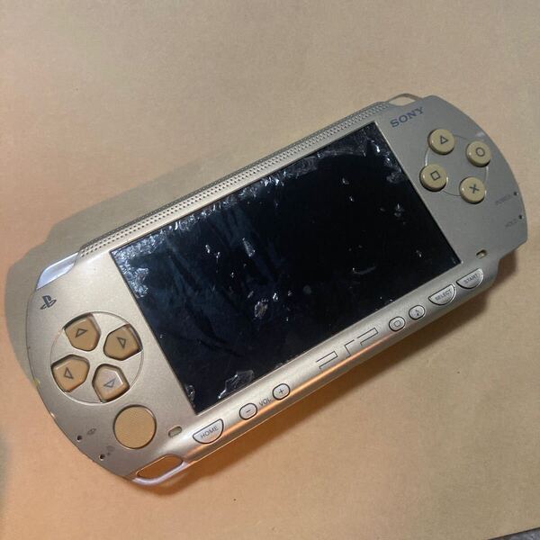 送料無料 PSP PSP-1000 本体 シャンパンゴールド プレイステーションポータブル PSP-1000CG PSP1000 PlayStation Portable