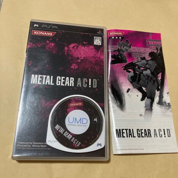 送料無料 PSP メタルギア アシッド METAL GEAR ACID AC!D PlayStation Portable プレイステーションポータブル メタルギアアシッド