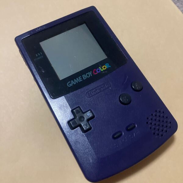 送料無料 GBC ゲームボーイカラー 本体 CGB-001 パープル GB GAMEBOY COLOR Nintendo ゲームボーイ ニンテンドー 任天堂