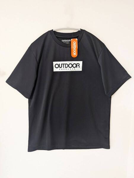 【新品】タグつき ☆OUTDOOR アウトドア 半袖メッシュTシャツ メンズ サイズLL XL ブラック ゆったり 通気性 スポーツ ゴルフ カジュアル