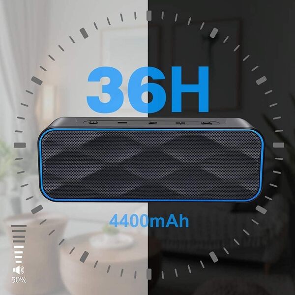 コンパクト Bluetoothワイヤレススピーカー IPX7防水 ブルートゥース