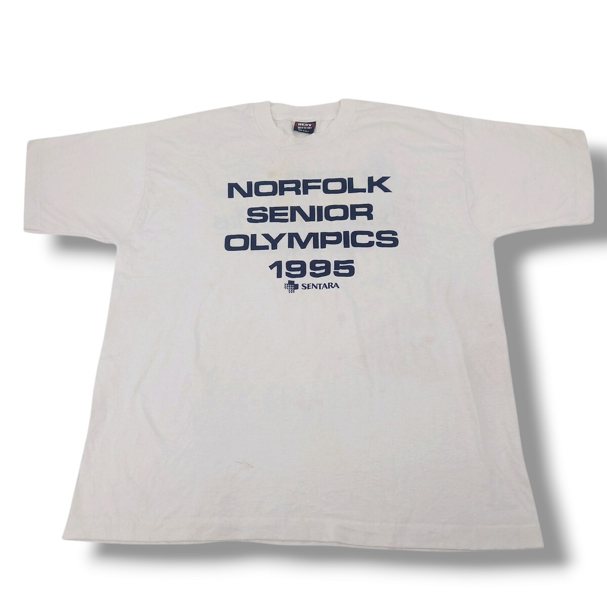 USA製 90s XL FRUIT OF THE LOOM Tシャツ シングルステッチ ホワイト 丸首 半袖 リユース ts3217