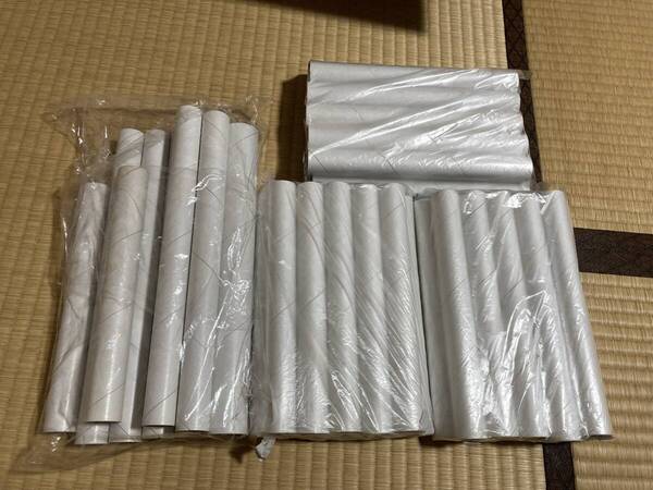 ラップ 芯 22cm芯34本 30cm芯6本+α DIY 工作 クラフト