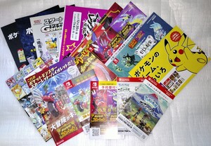 ポケモン ポケカ ポケットモンスター スカーレット&バイオレット アルセウス シリーズ 任天堂 Switch2 冊子 チラシ フライヤーセット