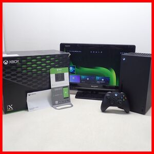 動作品 XBOX Series X 本体 MODEL 1882 1TB Microsoft マイクロソフト 箱説付【20