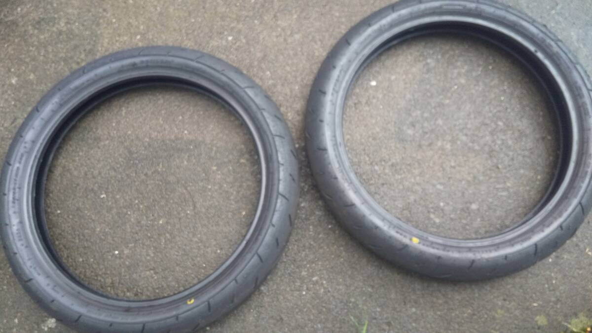DUNLOP [前後セット] 新品 KR410 110/70R17 140/70R17 [MFJ