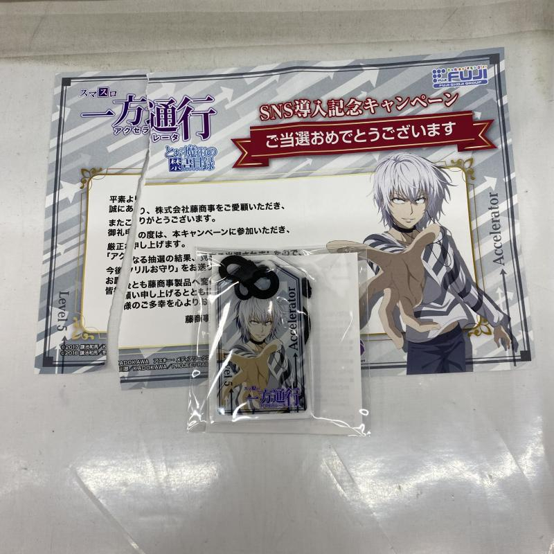 非売品】一方通行（アクセラレータ）アクリルお守り とある魔術
