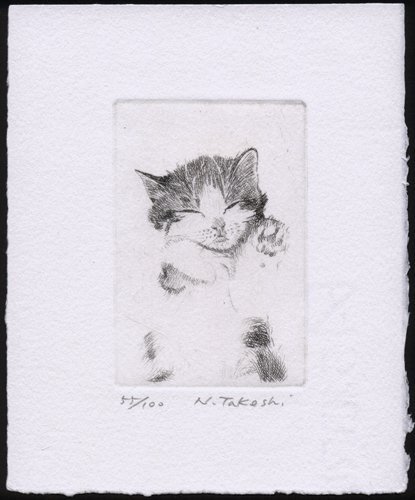 2025年最新】Yahoo!オークション -銅版画 猫(銅版画、エッチング