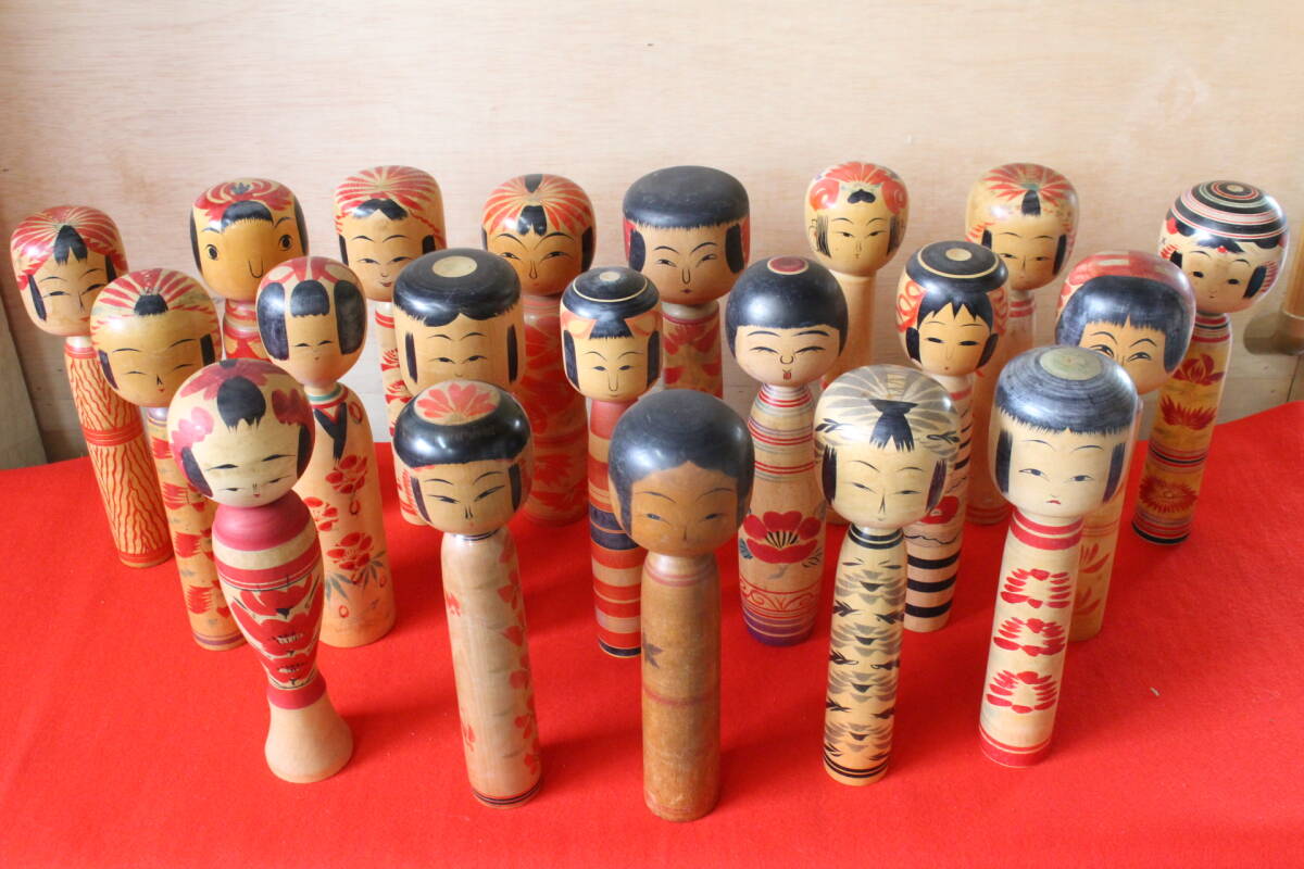 昭和レトロ 伝統こけし 創作こけし まとめて9点 郷土玩具 日本