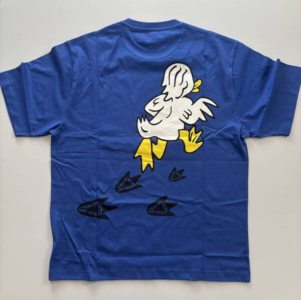 PALACE SKATEBOARDS DUCK OFF T-SHIRT BLUE BERRY