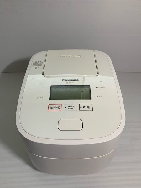 使用1回 美品 パナソニック SR-SSX101 スチーム 可変圧力 IHジャー 炊飯器 1.0L 5.5合 Wおどり炊き SR-VSX101 Panasonic 最高峰 高級炊飯器