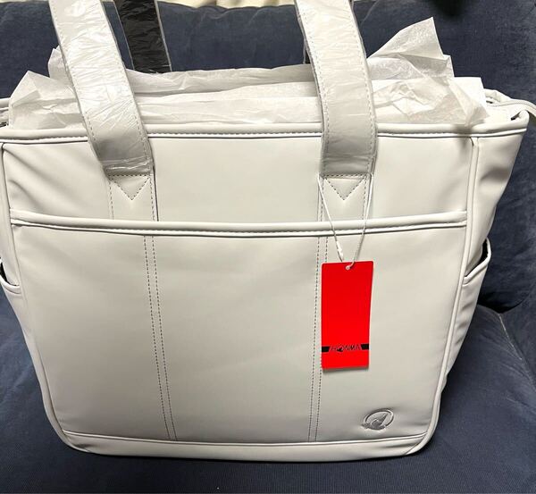 新品未使用品、HONMAゴルフ、ゴルフバッグ、ライトグレー