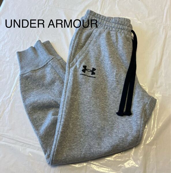 送料無料 アンダーアーマー UNDER ARMOUR スウェット パンツ ジョガーパンツ レディース M〜L グレー ブランド