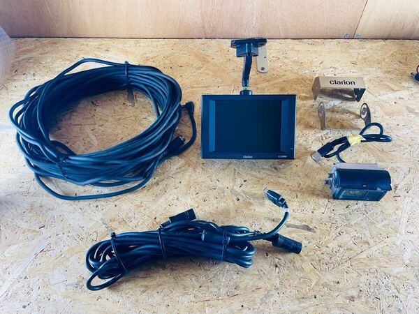 画質良好/フルセット/Clarion/CJ-5600/CC-2001B/バックカメラ/バックモニター/中間ケーブル約20メートル/動作確認済み/クラリオン/トラック