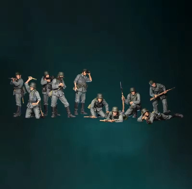 グンゼ産業 1/35 ミリタリーフィギュア5セット