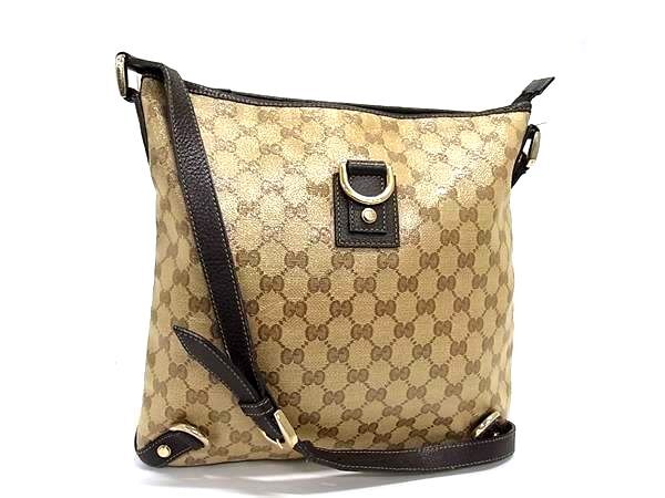 関税込み【GUCCI】クリスタルGGロゴ ショルダーバッグ Yahoo!オークション -「グッチ gucci ggクリスタル ショルダー