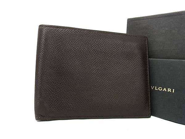 BVLGARI ブルガリ ロゴ ビーゼロワンモチーフ 三つ折り 二つ折り