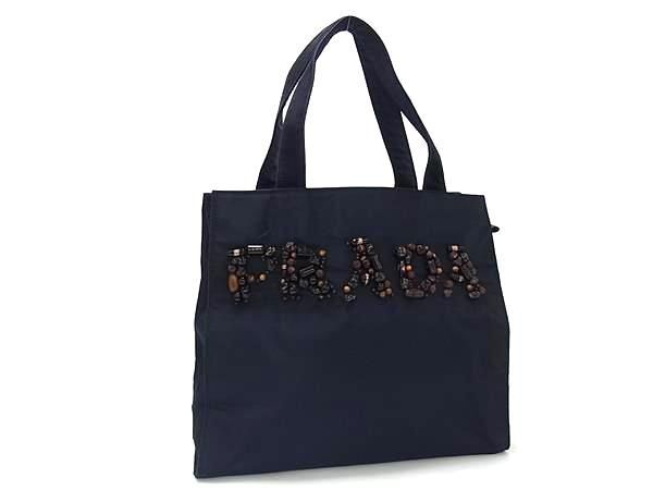 ★PRADA★ビーズ飾り トートバッグ Yahoo!オークション -「プラダビーズバッグ」の落札相場・落札価格