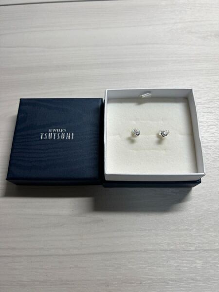 JEWELRY TSUTSUMI K10WG オパール ピアス