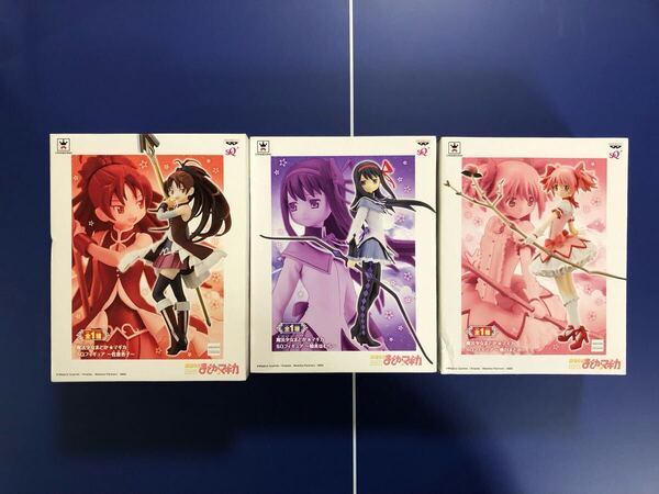 ★未開封★ 魔法少女 まどかマギカ SQ フィギュア 鹿目まどか 暁美ほむら 佐倉杏子 ほむら 杏子 まどか 送料無料