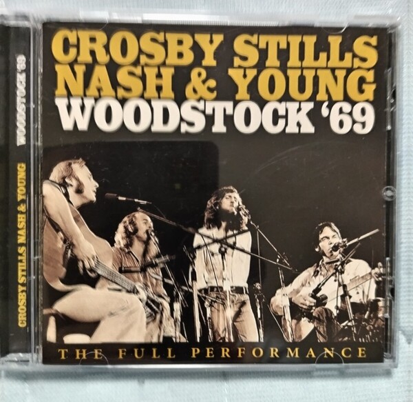 貴重ロック創生 CSN&Y/クロスビー・スティルス・ナッシュ&ヤング ロック金字塔【ウッドストック'69 完全盤】輸入盤