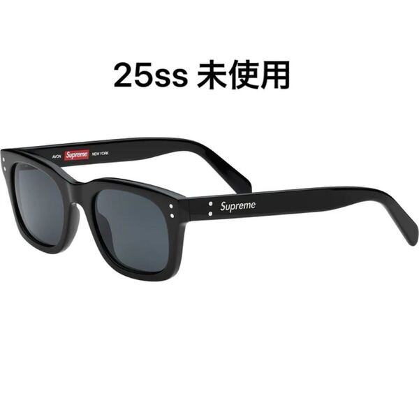 25ss Supreme Avon Sunglasses Black タグ ステッカー付 Supreme Online イタリア製 made in italy シュプリーム ブラック サングラス 黒