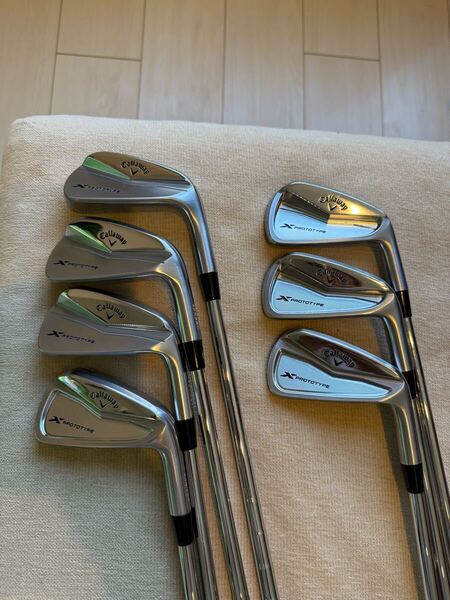 キャロウェイ X PROTOTYPE FORGED アイアン 4~PW 7本セット NS850GH フレックスS
