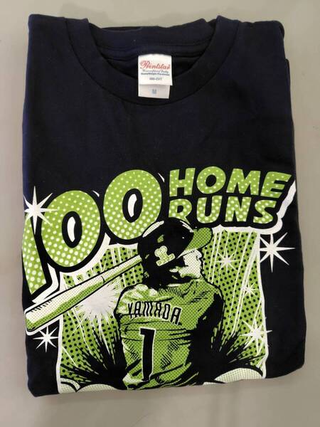 ヤクルト! 山田哲人!100号ホームラン!記念Tシャツ!東京ヤクルトスワローズ!