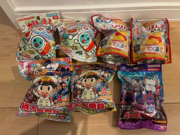 びっくらたまご 桃鉄 プーさん 太鼓の達人 ウルトラマン 入浴剤セット 7点 A