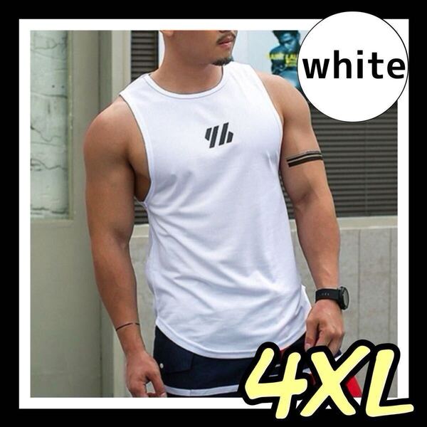 メンズタンク 4XL マッチョタンク 筋トレ タンクトップ ノースリーブ 速乾 ジムウェア ボディビル 吸汗 速乾 ランニングシャツ ジム