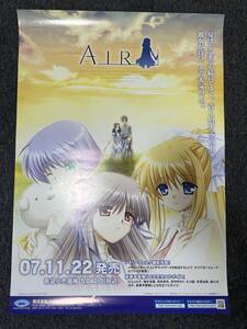 激レア☆ AIR PS2版 Key B2 販促ポスター 樋上いたる 鳥の詩