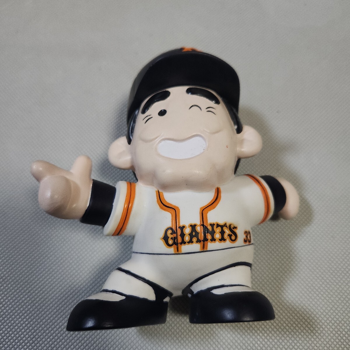 ミスタージャイアンツ　ソフビ貯金箱　後楽園みやげ（S40年代前半頃） Yahoo!オークション - ミスタージャイアンツ ソフビ貯金箱