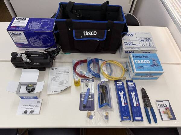 超美品 TASCO(タスコ) エアコン据付セット STA2022-B 未使用多数 デジタル真空計