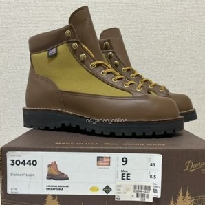 ■超美品■DANNER LIGHT ■US9-EE UK8.5■ダナーライト■30440■カーキー■GORE-TEX■アメリカ製■国内直営店正規品■即日配送