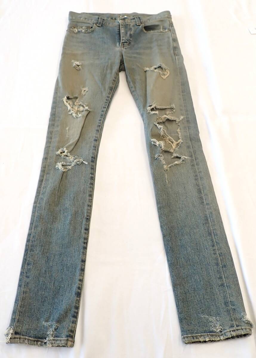 13AW サンローランパリ デストロイデニム クラッシュジーンズ エディスリマン SAINT LAURENT PARIS サンローラン パリ 買取しました！14AW