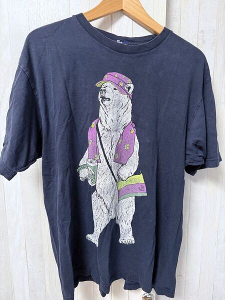 go slow caravan Tシャツ サイズ4 クマ Lサイズ