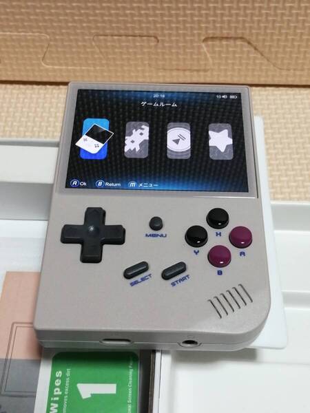Anbernic RG35XX 2024 初代ゲームボーイ風カラー TFカード64GB付