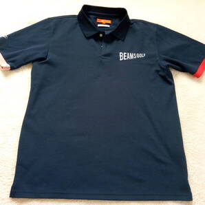 BEAMSGOLF ビームスゴルフ ネイビーポロシャツ メンズL
