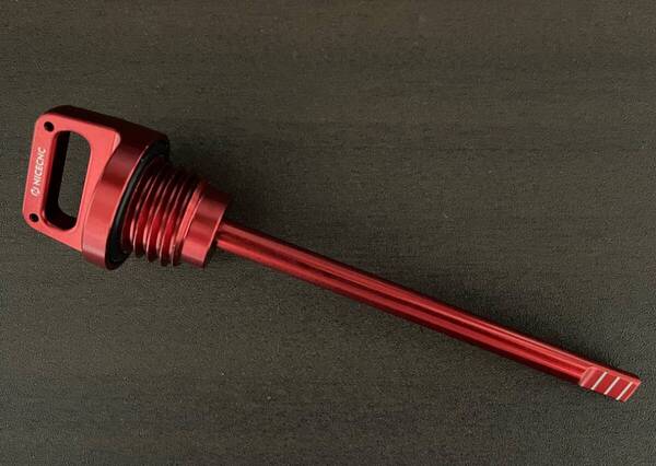 【送料込み】 アルミ オイルレベルゲージ レッド RZ250 RZ250R RZ350 RZ350R 4L3 29L 1AR 3HM 1XG 51L 4U0 52Y 31K 29K 1UA 48H