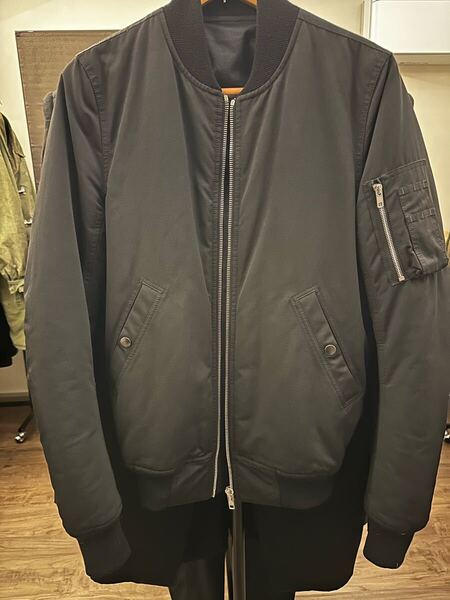 美品 rick owens リックオウエンス MA-1 フライトジャケット classic bomber size46 確実正規品