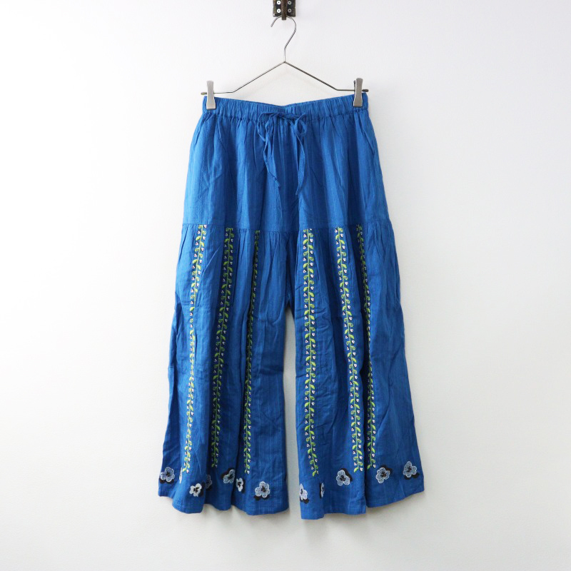 【美品】marble sud ハカマパンツ　2022AW 【マーブルシュッド】 marble SUD マーブルシュッド テマリバナ 刺繍 ハカマパンツ