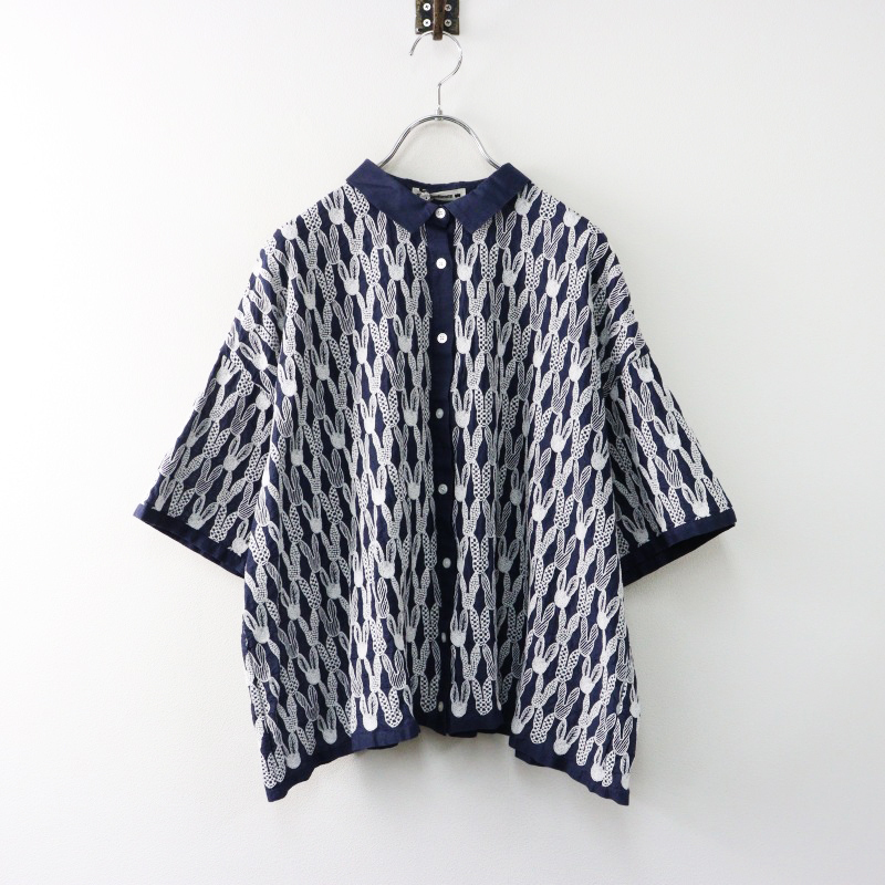 【美品】ミナペルホネン　singing merrily ブラウス　36 新品 今期 20aw ミナペルホネン singing merrily カットソー